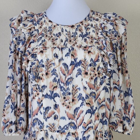 Good Hart Matilda Jane Perennial Florals Ruffled Dress NEW Small - Picture 8 of 9